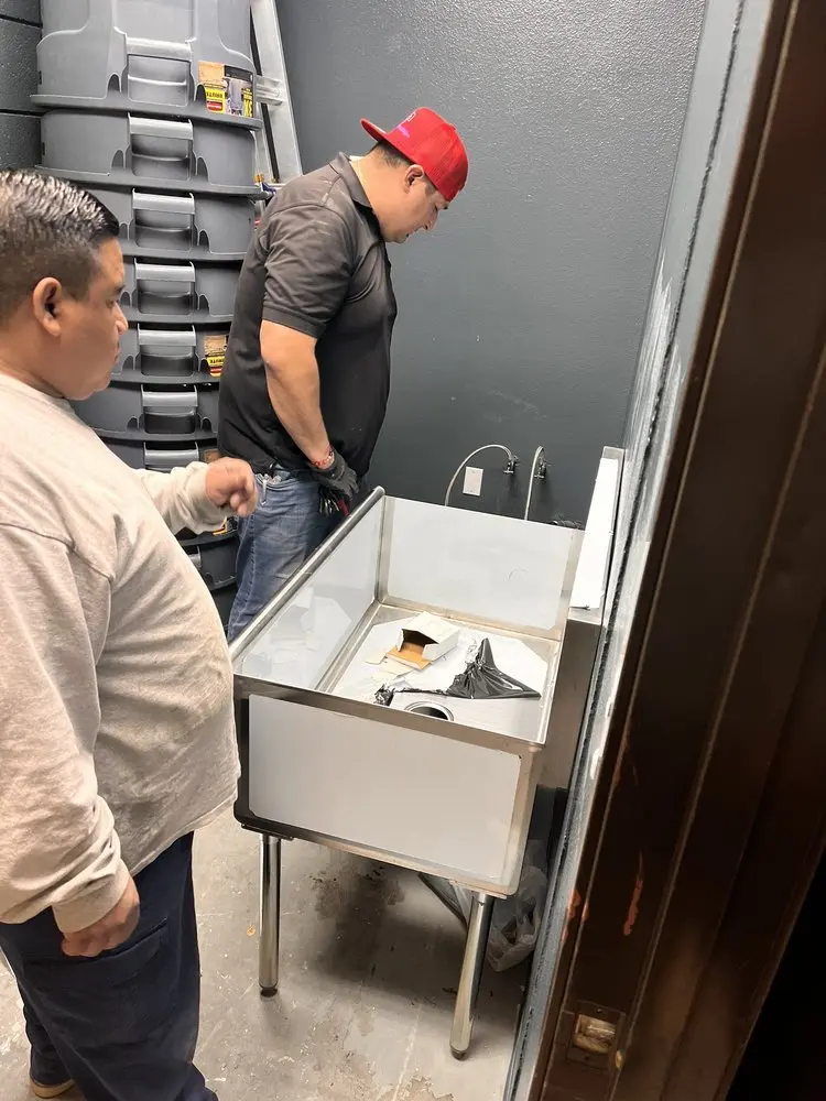 Commercial plumbing and sink installation in Westridge